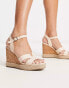 New Look wedges in off white