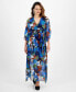 Petite Floral-Print Smocked-Waist Dress, Created for Macy's