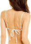 Фото #2 товара Charlie Holiday 285080 Womens Brigette Triangle Bikini Top, Size Medium