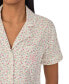 ფოტო #3 პროდუქტის Women's 2-Pc. Ditsy Floral Boxer Pajamas Set