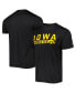 Фото #1 товара Men's Black Iowa Hawkeyes Impact Knockout T-shirt