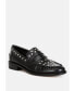 ფოტო #2 პროდუქტის Oglavia studs embellished leather loafers