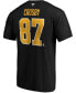 Фото #3 товара Men's Sidney Crosby Pittsburgh Penguins Team Authentic Stack T-Shirt