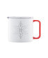 Фото #7 товара Stackable Snowflake Insulated Coffee Mugs, Set of 2