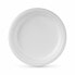 Фото #3 товара Набор посуды Algon Одноразовые Белый Сахарный тростник 22 cm (24 штук)