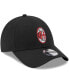 Фото #4 товара Men's Black AC Milan Core 9FORTY Adjustable Hat