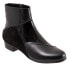Фото #2 товара Trotters Maci T2263-095 Womens Black Wide Leather Ankle & Booties Boots 7.5