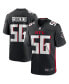 Фото #1 товара Men's Keith Brooking Black Atlanta Falcons Game Retired Player Jersey