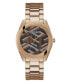 Фото #1 товара Guess Damen Armbanduhr Cubed roségold, braun 40 mm GW0607L3