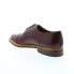 Фото #6 товара Florsheim Annuity Cap Toe Oxford Mens Burgundy Leather Oxfords Cap Toe Shoes