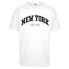 MISTER TEE New York College Oversize short sleeve T-shirt Белый, L - фото #2