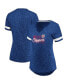 ფოტო #1 პროდუქტის Women's Royal and White LA Clippers Showtime Winning with Pride Notch Neck T-shirt