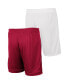 ფოტო #2 პროდუქტის Men's White, Crimson Alabama Crimson Tide Wiggum Reversible Shorts