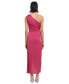 Фото #2 товара Women's One-Shoulder Midi Dress
