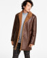 Фото #3 товара Men's Shearling Classic Fit Overcoats