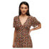 Фото #4 товара SUPERDRY Print Button Tea Short Sleeve Midi Dress