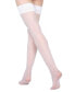 Фото #3 товара Women's Seduction Sheer Allover Dot Thigh High Stockings