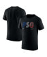 Men's Black Paris Saint-Germain Lights T-Shirt Черный, S - фото #1