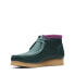 Фото #7 товара Clarks Wallabee Boot 26168831 Mens Green Leather Lace Up Chukkas Boots