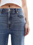 Фото #5 товара Miss Selfridge heart pocket straight leg jean in dark blue wash