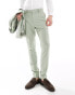 ASOS DESIGN skinny suit trouser in sage