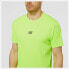 Фото #3 товара Спортивная футболка с коротким рукавом New Balance Лаймовый зеленый