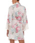 ფოტო #8 პროდუქტის Women's Cindy Floral Satin Robe