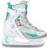 Коньки для хоккея Nijdam Semi Soft Boot Ice Hockey для женщин White / Anthracite / Emerald, 38 - фото #2