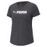 Фото #1 товара Puma Fit Heather Crew Neck Short Sleeve Athletic T-Shirt Womens Size M Casual T