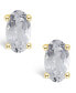 White Topaz (1/2 ct. t.w.) Stud Earrings in 14K White Gold or 14K Yellow Gold