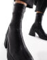 Фото #9 товара ASOS DESIGN Wide Fit Radiate mid-heel boots in black