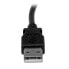 Фото #5 товара StarTech.com 2m USB 2.0 A to Left Angle B Cable - M/M - 2 m - USB A - USB B - USB 2.0 - Male/Male - Black