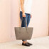 David Jones - Women's Large Shopper Tote - Large Shoulder Bag, Work Handbag - PU Leather Handbag - Women’s Briefcase, Work Bag, A4, Laptop, Office, School Bag, Shopping Bag