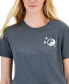 Фото #1 товара Juniors' Yin Yang Graphic Short-Sleeve T-Shirt