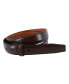 ფოტო #1 პროდუქტის Men's Pebble Grain Leather 30mm Harness Belt Strap