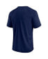 Men's Navy Cal Bears Arch Outline Raglan T-shirt