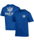 Фото #1 товара Men's Royal BYU Cougars Stack 2-Hit T-shirt