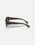 Фото #2 товара Versace ve4455u oval sunglasses in tortoise with brown lens in dark brown