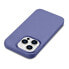 Фото #11 товара Чехол для iPhone 14 Pro Max ICARER из натуральной кожи MagSafe Case Leather светло-фиолетовый