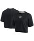 ფოტო #4 პროდუქტის Women's Black Cincinnati Bengals Super Soft Short Sleeve Cropped T-shirt