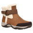 Фото #2 товара Easy Spirit Elinor Round Toe Zippered Pull On Booties Womens Brown Casual Boots