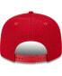 ფოტო #4 პროდუქტის Men's Scarlet San Francisco 49ers Main Script 9FIFTY Snapback Hat