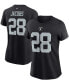 ფოტო #1 პროდუქტის Women's Josh Jacobs Black Las Vegas Raiders Name Number T-shirt