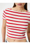 Топ Koton Slim Fit Crop Tee