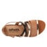 Softwalk Tula S2009-266 Womens Brown Wide Leather Strap Sandals Shoes 6