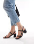 Truffle Collection block heeled sandals in black