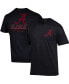 Фото #1 товара Men's Black Alabama Crimson Tide Team Stack 2-Hit T-shirt