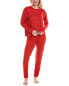 Sanctuary 2Pc Pullover & Jogger Pant Set Women's Red Xs