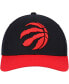 Men's Black, Red Toronto Raptors MVP Team Two-Tone 2.0 Stretch-Snapback Hat