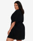 Фото #1 товара Платье-туника для пляжа Lauren Ralph Lauren plus Size